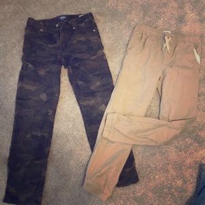 2 pair of Old Navy boys size 12 pants
